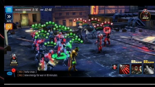 Marvel Strike Force, chaos bunnie, Ultimus 7 Raid - Ultron's Angels (G7 The Scalpel) смотреть онлайн