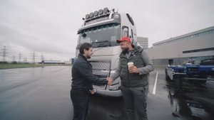 БОЛЬШЕГРУЗ 40RUS Перегоняет Полуприцепы AUFLIEGER