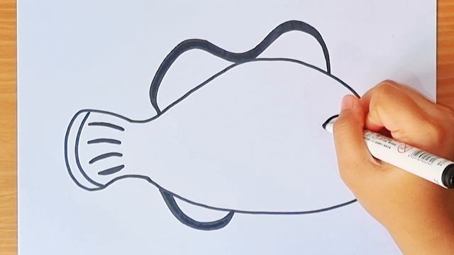 Draw Nemo The Clownfish Sketch смотреть онлайн