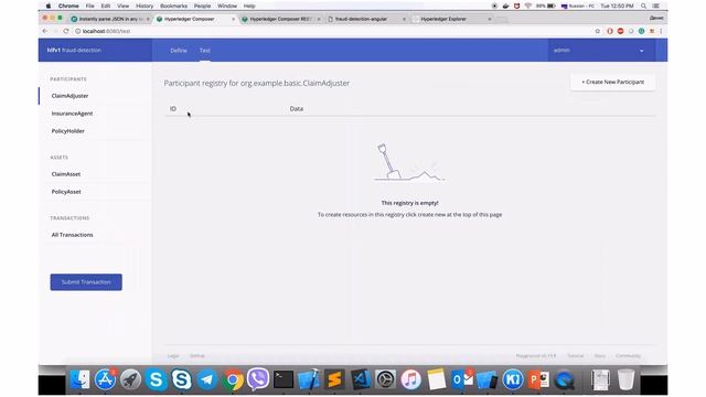 iOS Client for blockchain network based on Hyperledger Composer by Denys Doronin Rus