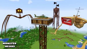 ПЫТАЮСЬ СПАСТИСЬ ОТ СИРЕНОГОЛОВЫЙ и МЕГАХОРН В МАЙНКРАФТ Minecraft