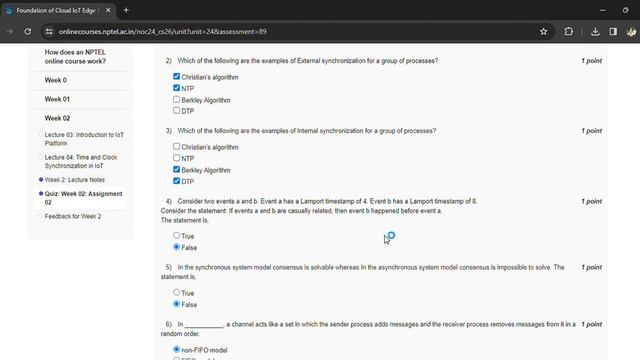 NPTEL Foundation of Cloud IoT Edge ML Assignment 2 смотреть онлайн