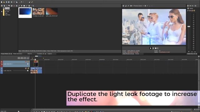 Sony Vegas - How to use light leaks - Tutorial смотреть онлайн