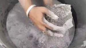 Super soft dusty sand cement with white grainy concrete  dry 💦 crumbling ||ASMR|| @asasmr