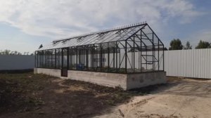 Теплица со стеклом БОТАНИК Максимум 3,68х12м +все включено