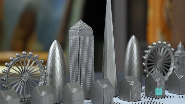Шахи Paris and London з мармуровою дошкою від Skyline Chess