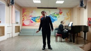 А. Аренский, сл. В. Жуковского «Комар один, задумавшись»