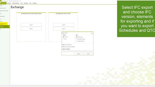 1.2 Projects and Versions – IFC export смотреть онлайн
