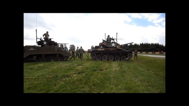 Chaffee Tank Recovering Broken Down Stuart Tank смотреть онлайн