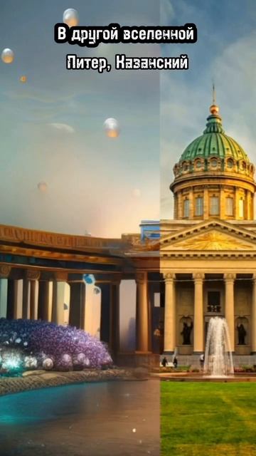 Санкт-Петербург | Казанский в фантастическом стиле #архитектура #арт #стиль #питер #санктпетербург