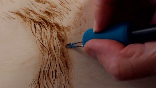 Pyrography: LIVE Wood Burning White Hair & Fur смотреть онлайн
