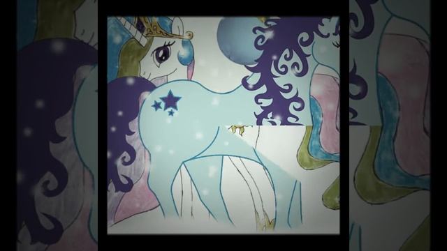 MLP:Новый год пони слайды шоу