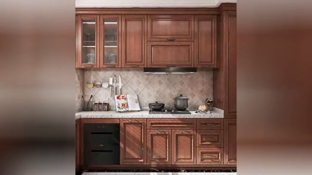 75 Kitchen With Cement Tile Backsplash And Multicolored Countertops Design Ideas You'll Love 🟡 смотреть онлайн