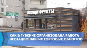 Как в Губкине организована работа нестационарных торговых объектов