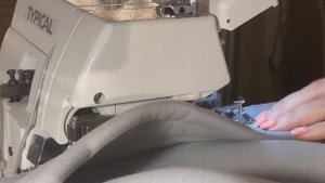 Шьем пояс на  резинке. Притачивание пояса