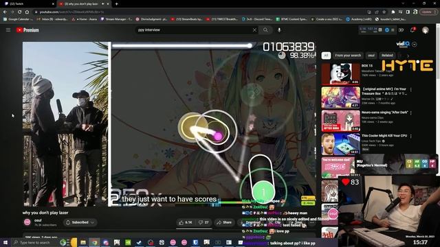 WILL LAZER REPLACE OSU? | BTMC Reacts to "why you don't play lazer" смотреть онлайн