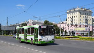 Автобус ЛиАЗ-5256.45 (Р 065 НЕ 22). Покатушки по Барнаулу.
