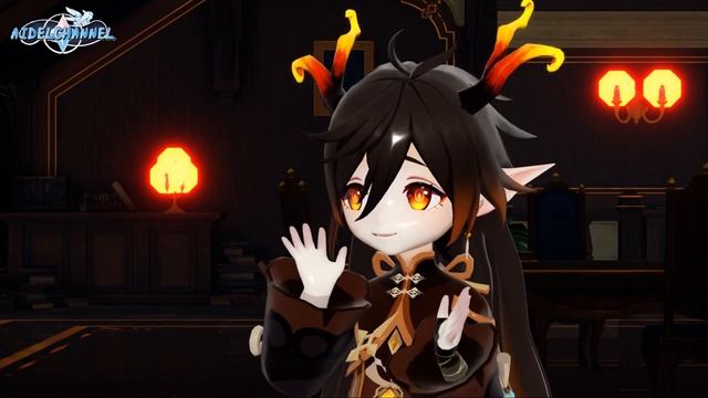 Loli dance - Loli Azhdaha(Genshin Impact MMD Animation) смотреть онлайн