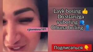 JASMINA TRANS AVJIGA CHIQDI 😱 +18 AM FOXISHA JALAB YANGILIKLAR