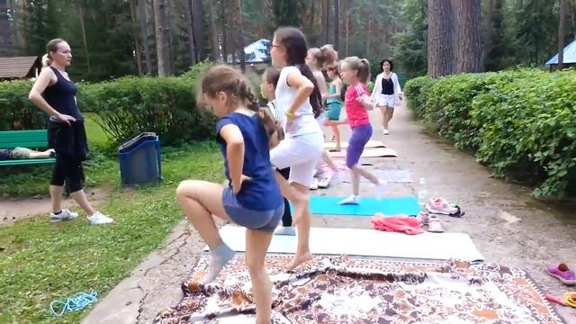 Юные синхронистки в лагере "Искра" на 3 смене 2020 г. UNOSTMK