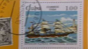 Коллекция почтовых марок на тему корабли