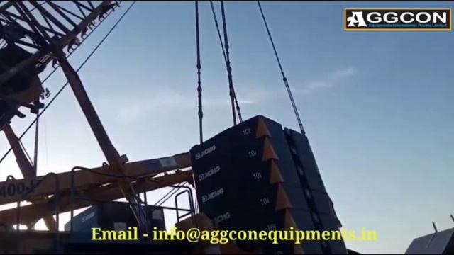 XCMG - 400Ton Crawler Crane with Powerful luffing performance & operation with longest boom. смотреть онлайн