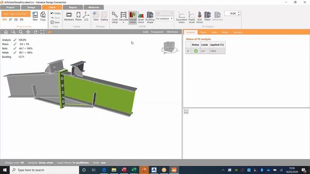Advance Steel to Advance Design Connection смотреть онлайн