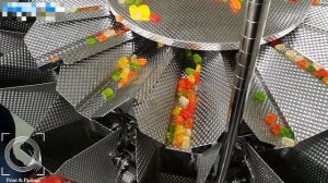 Дозирование мармелада по 14 грамм на мультиголовочном дозаторе