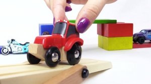 Магазин машинок - Трактор и автовоз - Играем в игрушечные машинки