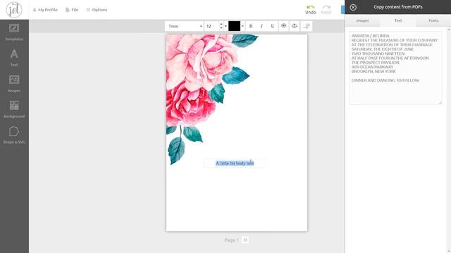 Convert PDF to JetTemplate смотреть онлайн