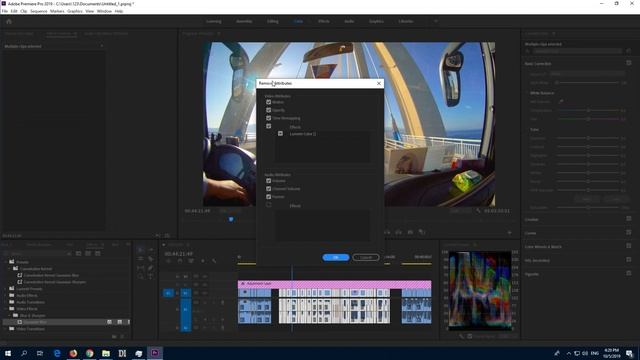 How to remove effect from multiple clips (Premiere Pro, Remove attributes, Lumetri color) смотреть онлайн