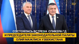 В Ташкенте состоялась встреча спикера ГД и Председателя Законодательной палаты Олий Мажлиса