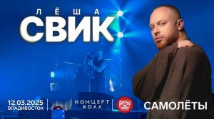 Лёша Свик - Самолёты (Live • Владивосток • 12.03.2025)