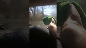 Снятия клея от тонировки,скотча с любого стекла и поверхности за секунды