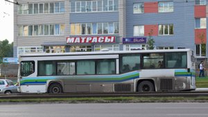 Автобус Scania MaxCi CN113CLL (АО 551 22). Покатушки по Барнаулу.