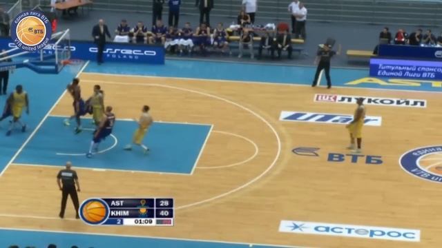 Astana - Khimki Highlights. 08.02.2014 смотреть онлайн