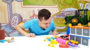 ТОБОТЫ игры гонки онлайн! - Фёдор ремонтирует Машинки Трансформеры. Видео игрушки для мальчиков