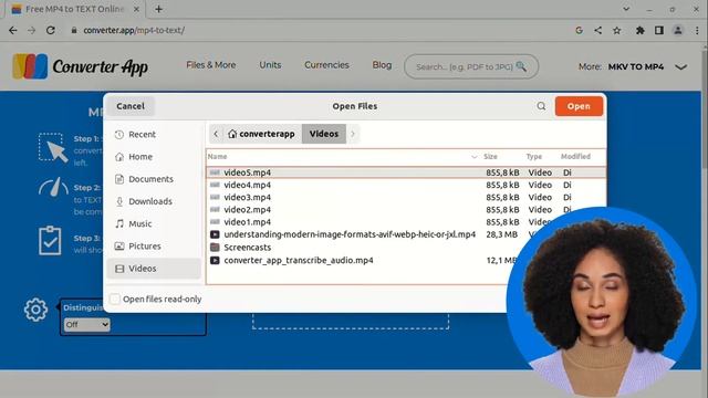 How to Transcribe MP4 Videos Online for Free Using Converter App