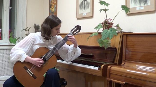 Сольный концерт Москаленко Евгении (гитара), ДШИ Лангепас.