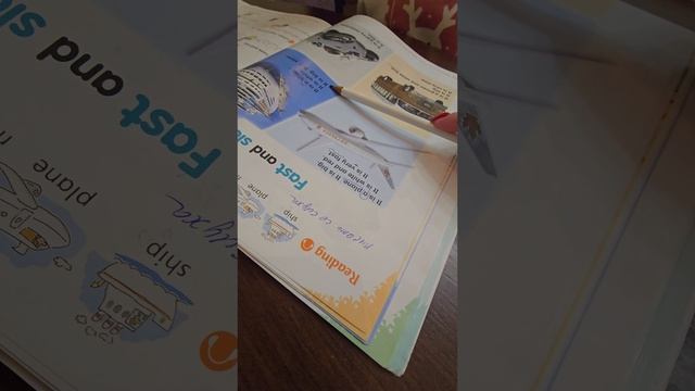 уроки английского 1 класс,  тема транспорт, unit 3 стр. 44 English World 1, английский язык. fast