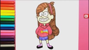 Как нарисовать МЕЙБЛ шаг за шагом Легкие рисунки для детей Яркие цвета ❤