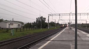 Электропоезд ЭД4М-0458 ЦППК станция Петелино