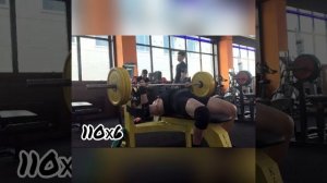 Жим лёжа. Малков Алексей. 110 кг.