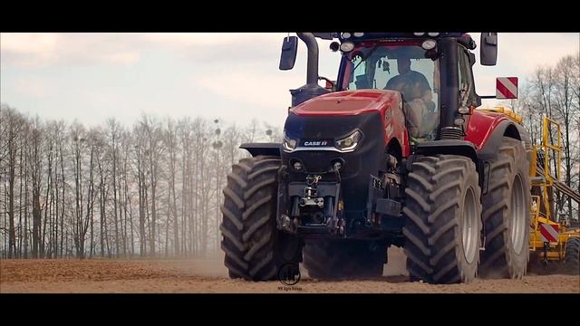  Case Magnum 400 AFS  NEW Bednar OMEGA OO 6000L   Setí sóji 2023  Moravan Mléčná farma a.s. 