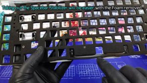 FEKER IK75 Amazing Value Mechanical Keyboard Kit with Smokey Tactile Switch and Aifei WoB Keycaps