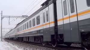 Электропоезд ЭД4М-0455 "Наше Подмосковье", резервом