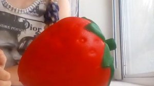 Антистресс/Сквишь клубничка/Сквиши клубника🍓/обзор/Nikita tyrov:)