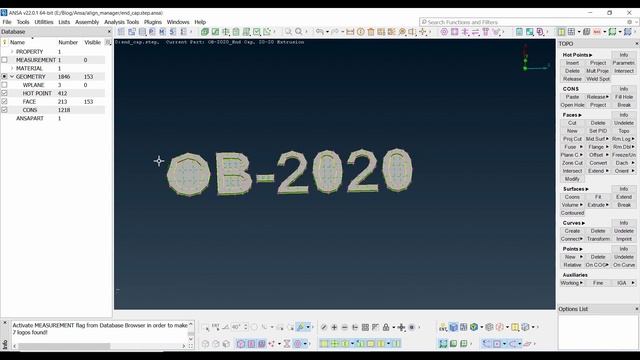 ANSA Tutorial (8/20): How to remove logo from CAD model in ANSA?
