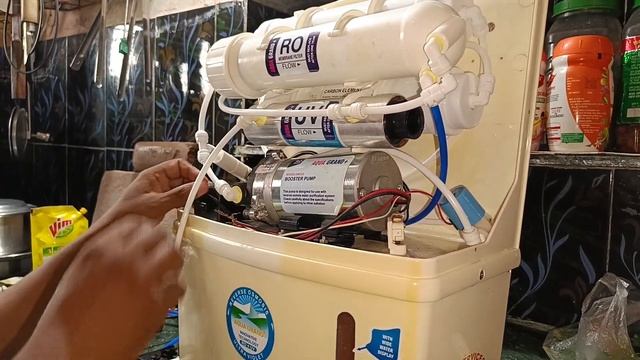 Installation of inline filters, ro membrane and UV LED | RO WATER SUPPORT | смотреть онлайн