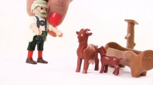 Поезд, трактор, машинки - путешествие в деревню Брио